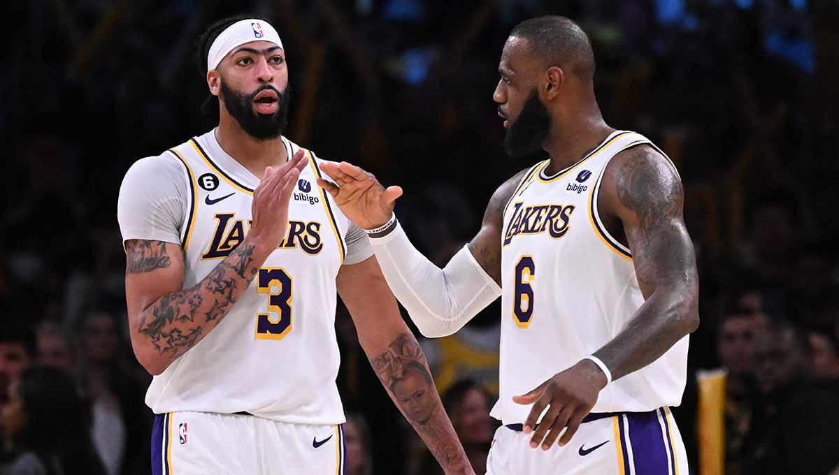 Rekap hasil playoff NBA 2023 hari ini, Sabtu (29/04/23) di mana LA Lakers sukses mengunci semifinal Wilayah Barat sementara Golden State Warriors kalah. - INDOSPORT