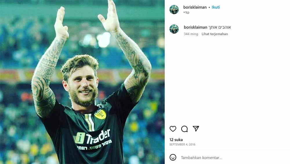 Boris Klaiman, kiper klub Liga Super Yunani Volos FC dan pernah bermain di Timnas Israel.