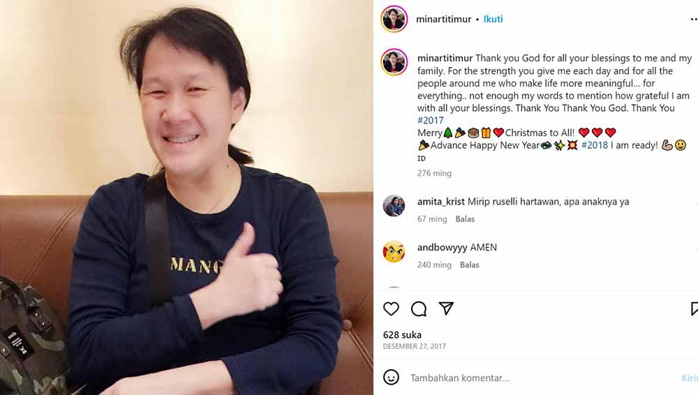 Tak lagi melatih Gregoria Mariska dan kawan-kawan di PBSI, legenda bulutangkis Indonesia, Minarti Timur, disambangi eks muridnya jauh dari Filipina. - INDOSPORT