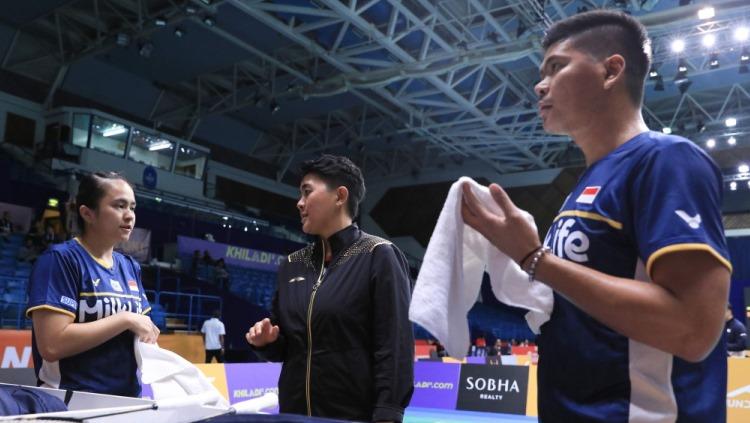 Pelatih bulutangkis Vita Marissa mengungkapkan fakta tak terduga menyusul perceraian ganda campuran anak didiknya, Praveen Jordan/Melati Daeva. Foto: PBSI.