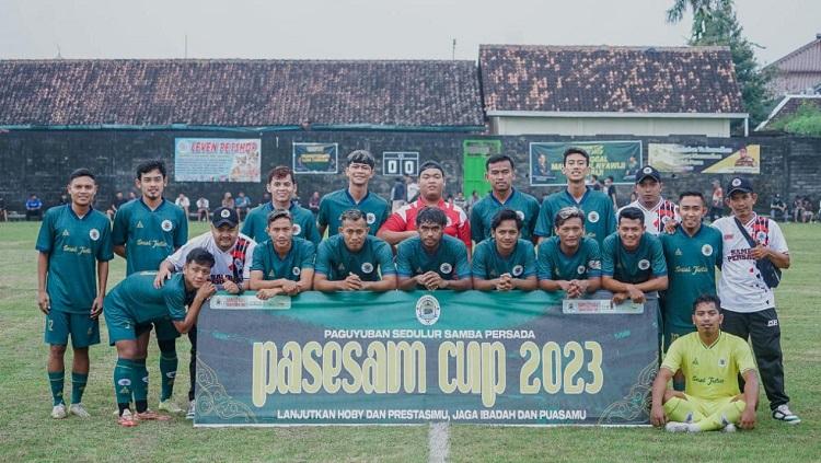Para pemain dari Liga 1 dan Liga 2 meriahkan turnamen Pasesam Cup 2023 di Weru, Sukoharjo.