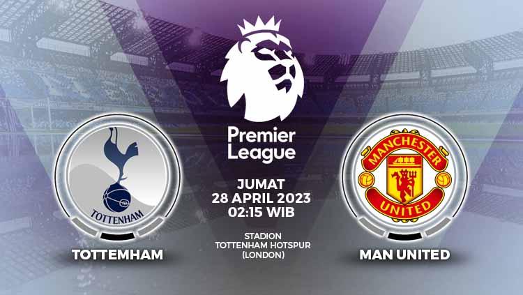 Prediksi pertandingan antara Tottenham Hotspur vs Manchester United (Liga Inggris). - INDOSPORT