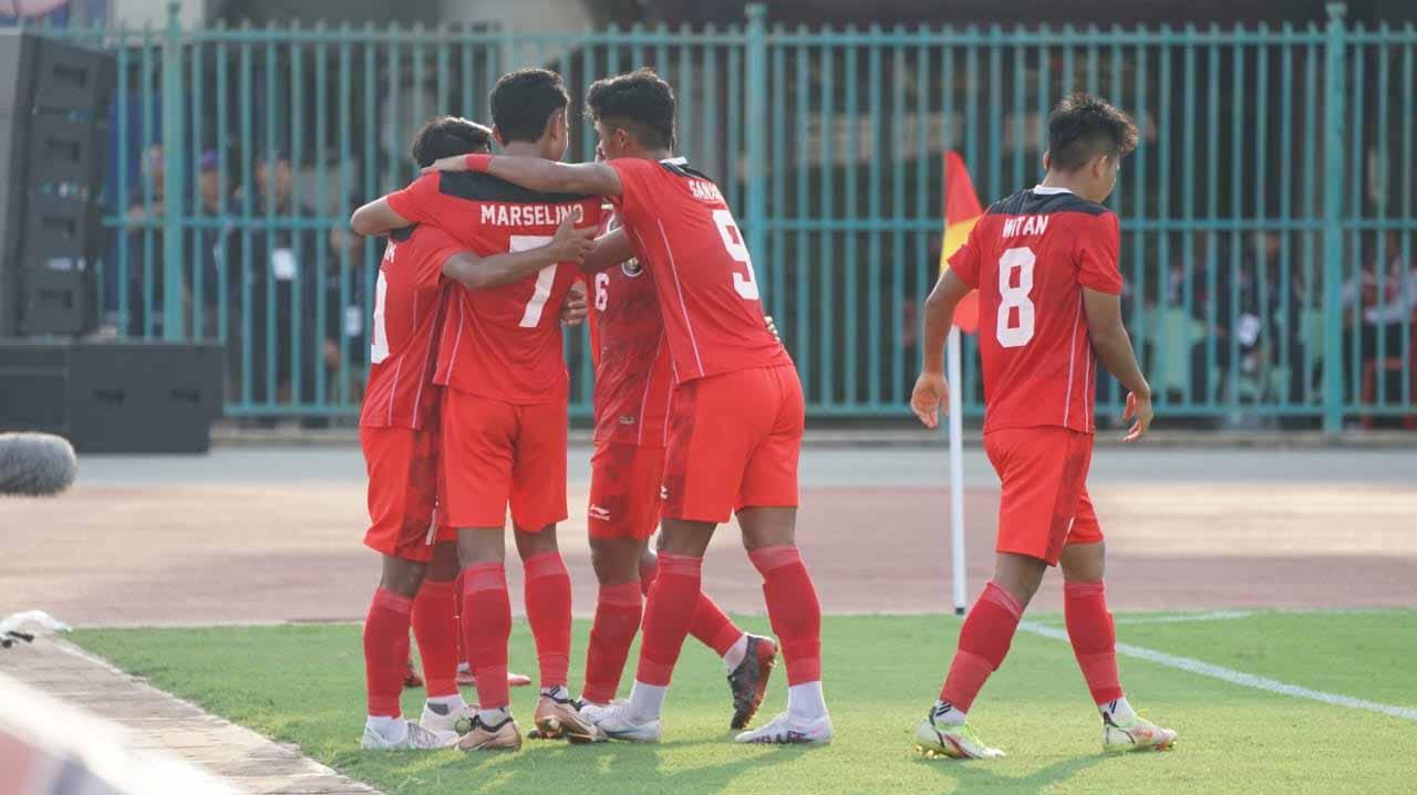 Jadwal sepak bola SEA Games 2023 hari ini, Kamis (04/05/23), salah satunya akan menyajikan bentrokan antara Timnas Indonesia U-22 vs Myanmar. Foto: PSSI. - INDOSPORT