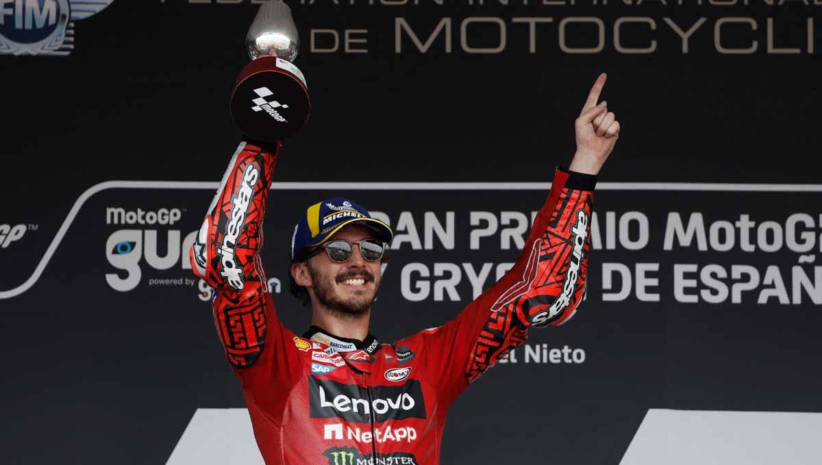 Jadwal siaran langsung MotoGP Italia 2022 hari ini, Minggu (11/06/23 malam pukul 19.00 WIB, di mana Marc Marquez dan Alex punya kans mengejutkan Bagnaia. (Foto: REUTERS/Jon Nazca)
