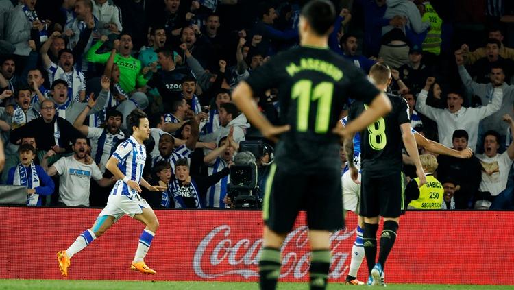 Hasil pertandingan Liga Spanyol (LaLiga) 2022/23 antara Real Sociedad vs Real Madrid, Rabu (03/05/23), berakhir dengan kemenangan tuan rumah.