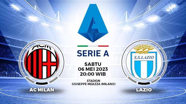 Prediksi pertandingan antara AC Milan vs Lazio (Liga Italia).