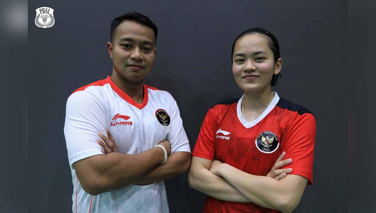 Pasangan ganda campuran Indonesia Rehan Naufal Kusharjanto dan Hediana Julimarbela didapuk menjadi kapten tim bulutangkis beregu putra dan beregu putri Indonesia. (Foto: PBSI)