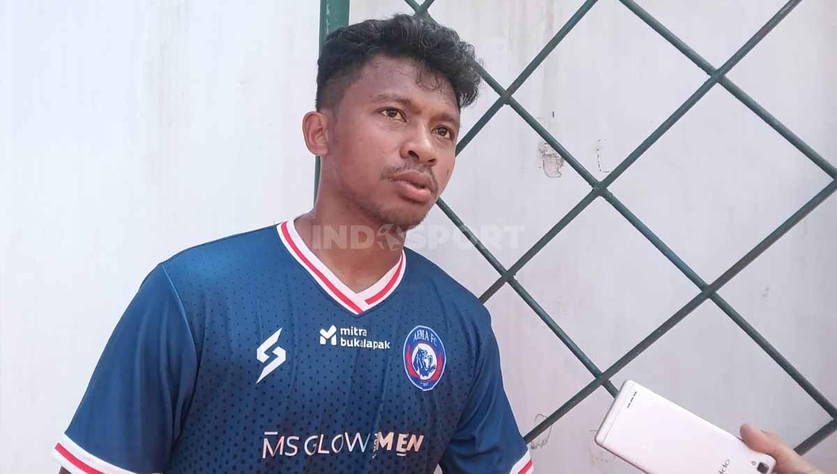 Pemain baru Arema FC untuk Liga 1 2023/2024, Rifad Marasabessy.