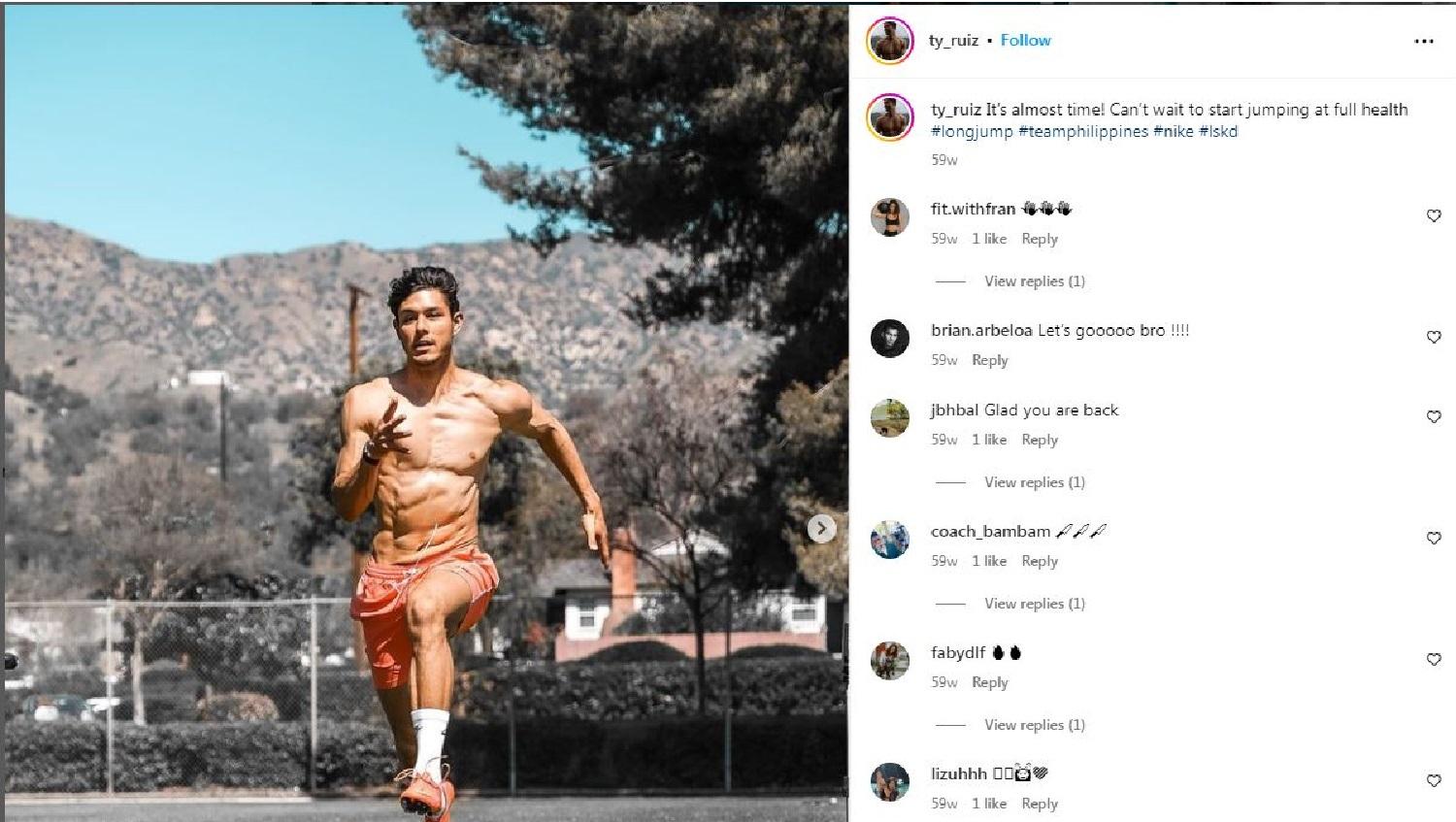 Tyler Christian Ruiz sempat mengegerkan para penggemar karena ketampanan dan kegagahannya di ajang SEA Games.