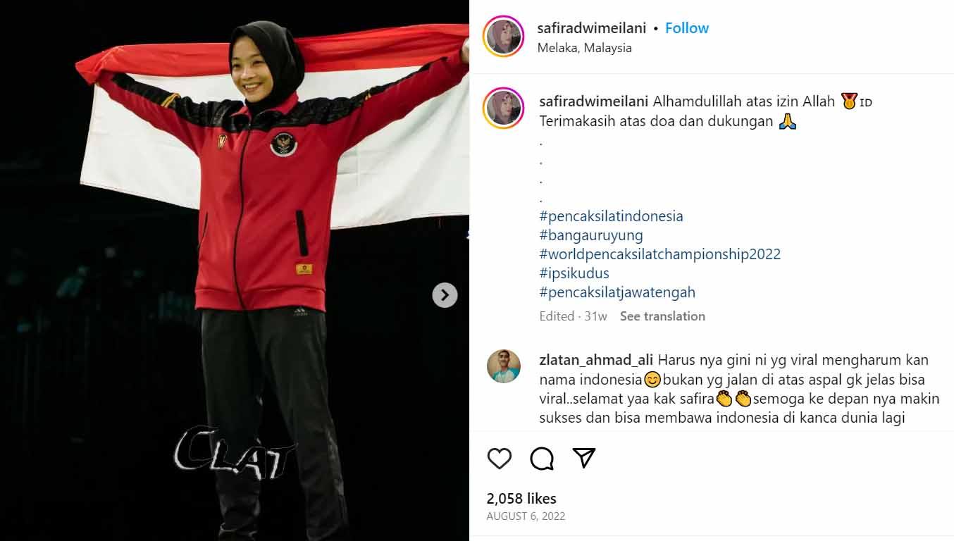 Sederet aksi kurang menyenangkan dirasakan para kontingen Indonesia selama mentas di SEA Games 2023, tak tanggung-tanggung wakil Merah Putih sampai gagal juara! (Foto: Instagram@safiradwimeilani) - INDOSPORT