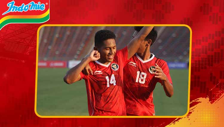 Fajar Fathur Rahman menjadi salah satu pemain kunci yang membawa Timnas Indonesia U-22 melaju ke semifinal SEA Games 2023 dengan poin sempurna. - INDOSPORT