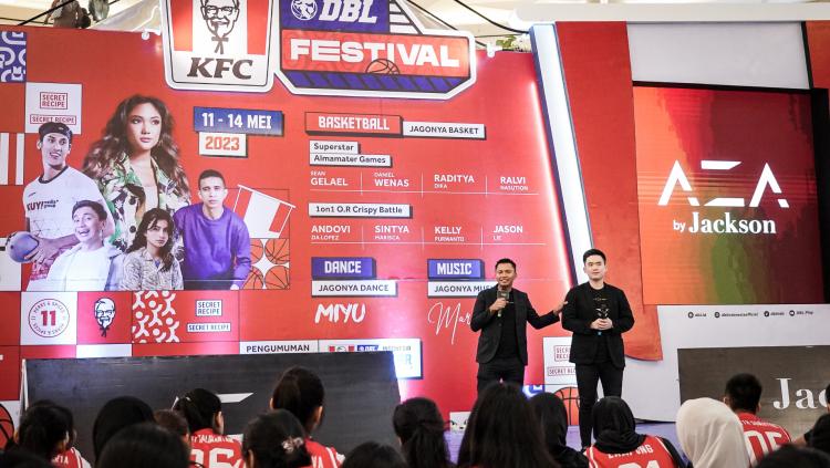 Kegiatan DBL Festival 2023 di Grand Atrium Kota Kasablanka, Jakarta, Jumat (12/05/2023)