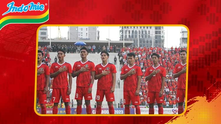 Timnas Indonesia berhasil menunjukan penampilan yang gemilang dan dominan selama turnamen SEA Games 2023. - INDOSPORT