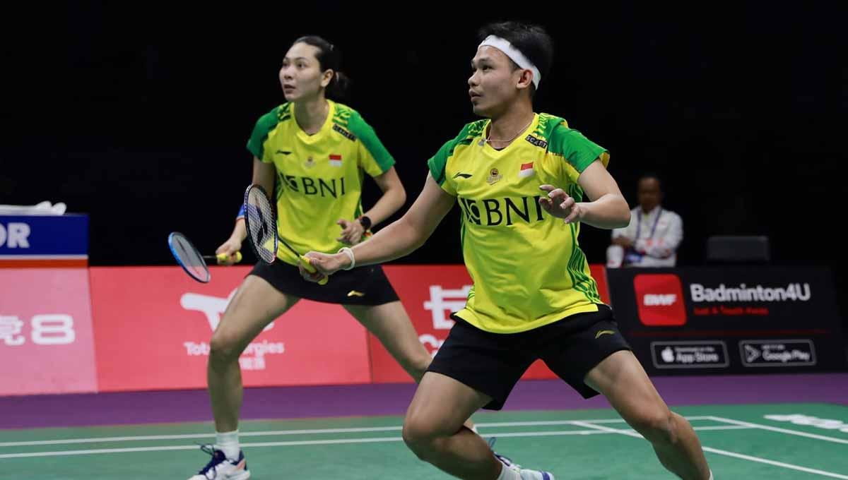 Curhatan pilu Rinov Rivaldy kepada sang ibunda usai gagal membawa Indonesia lolos ke semifinal Piala Sudirman 2023 menjadi viral di media sosial. (Foto: PBSI) - INDOSPORT