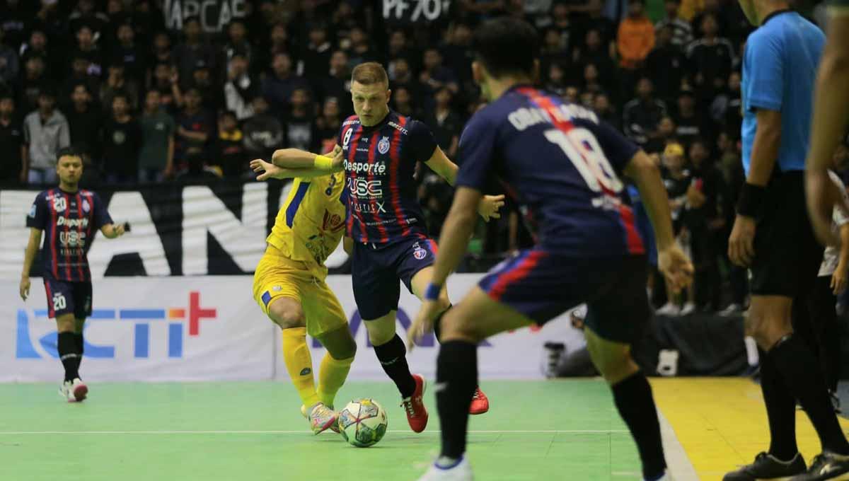Facundo Schusterman debut untuk Unggul saat lawan Kancil WHW. (Foto: Unggul FC) - INDOSPORT