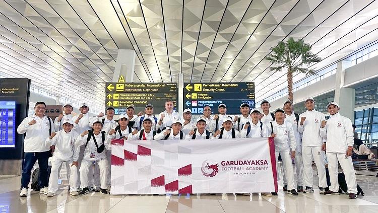 Persib Bandung U-17 bersama Garudayaksa Football Academy Indonesia kini sedang berada di Doha, Qatar.