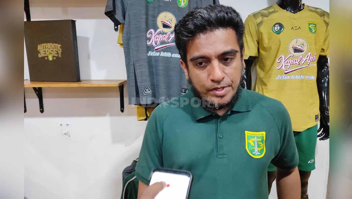Ferdinand Sinaga resmi bergabung Persebaya Surabaya untuk kompetisi Liga 1 atau Liga Indonesia musim 2023-2024 mendatang. (Foto: Fitra Herdian/INDOSPORT)