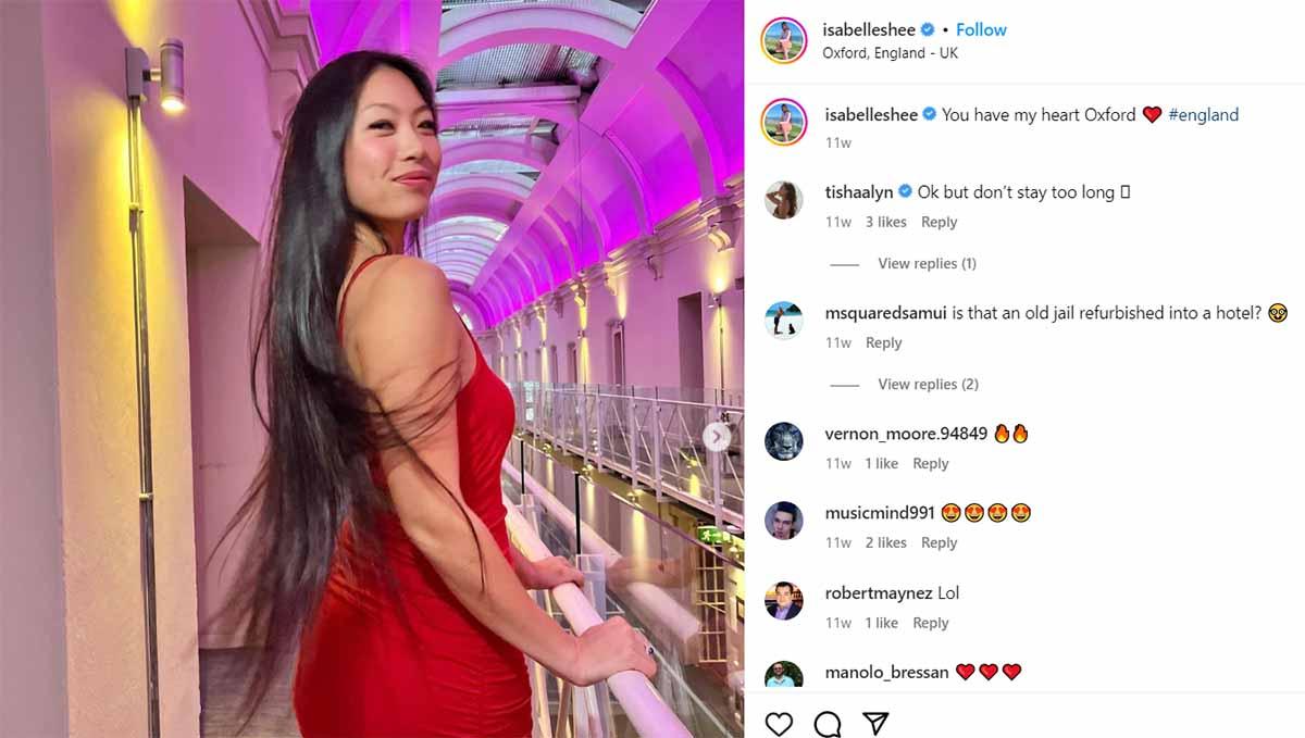 Isabelle Shee, pegolf Amerika Serikat berjuluk ‘sock girl’, punya kisah pilu di laur nalar saat dia dikeluarkan dari klub dan dihukum karena terlalu sensual.