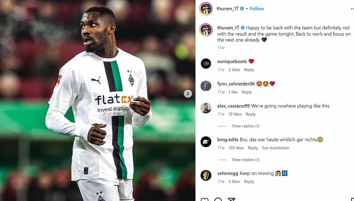 Marcus Thuram. (Foto: Instagram@thuram_17) - INDOSPORT