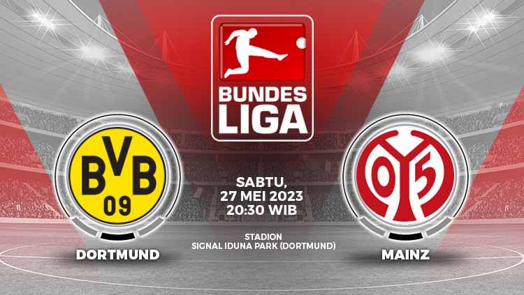 Prediksi Pertandingan antara Borussia Dortmund vs FSV Mainz 05 (Bundesliga).