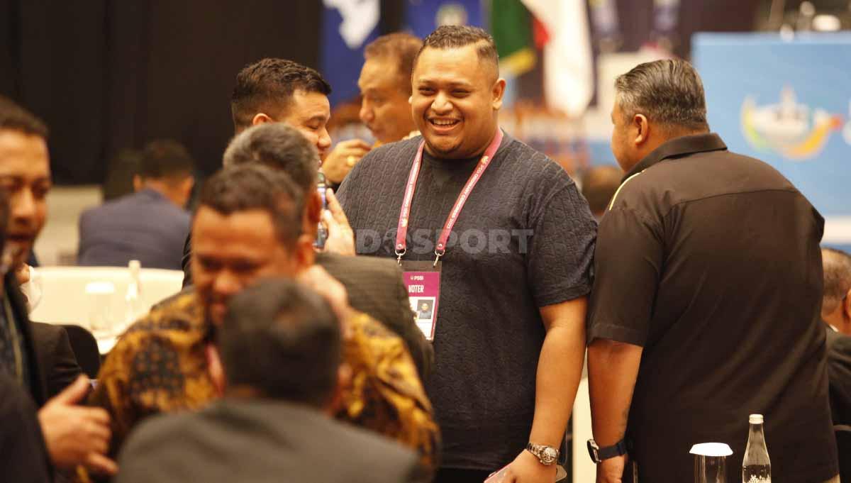 Bos Borneo FC Nabil Husein pada Kongres Biasa PSSI 2023 di Hotel Incontinental, Jakarta, Minggu (28/05/23).