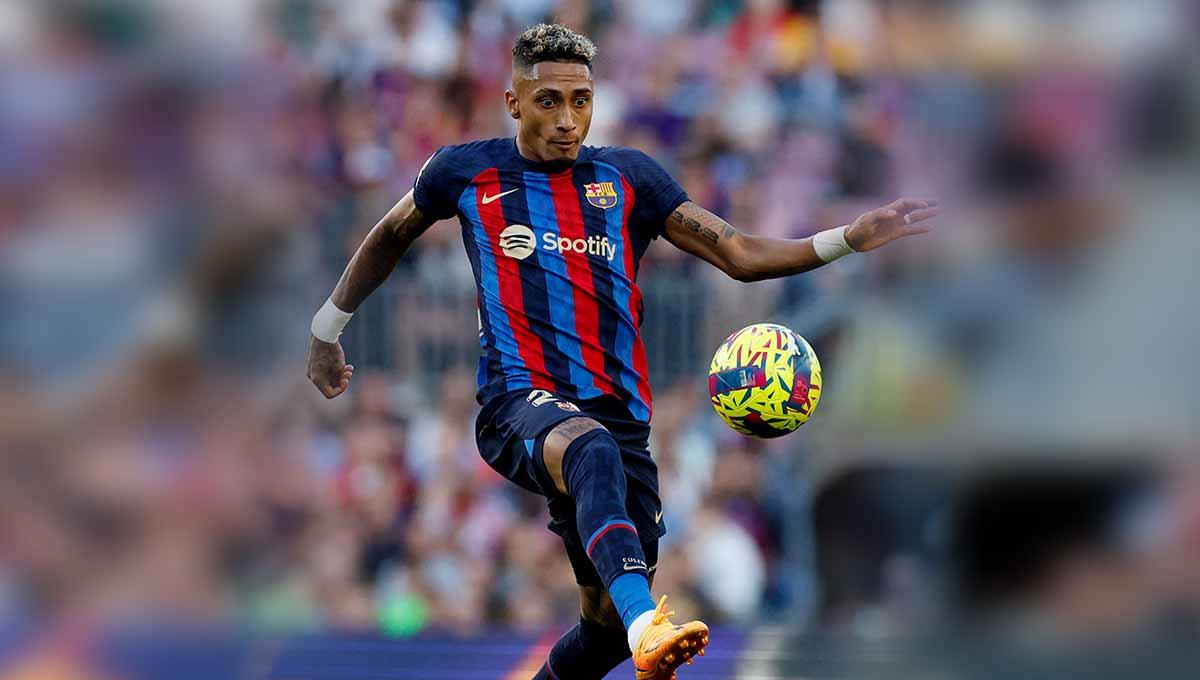 3 Klub Liga Inggris yang rela tebus Raphinha dari Barcelona dengan mahar fantastis pada jendela bursa transfer 2024. (Foto: REUTERS/Albert Gea)