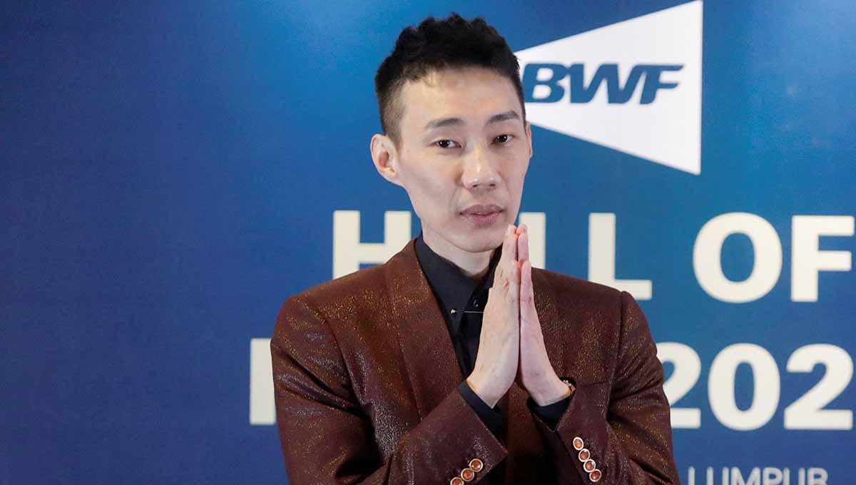Lee Chong Wei turut memuji Kunlavut Vitidsarn yang baru saja dinobatkan sebagai juara dunia tunggal putra. Foto: REUTERS/Hasnoor Hussain.