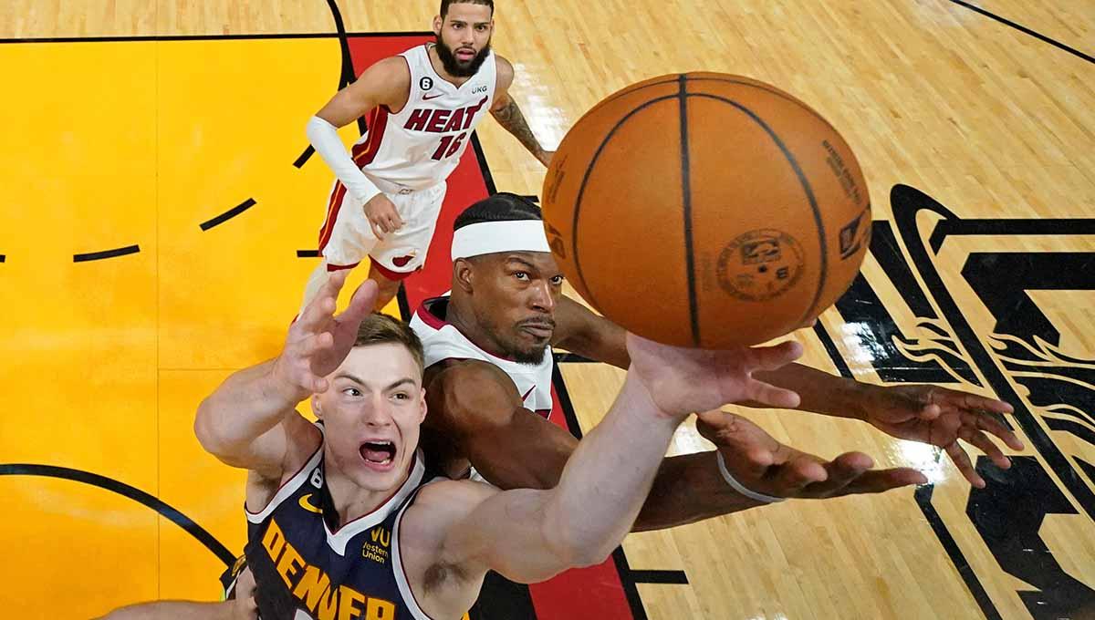 Pebasket Denver Nuggets, Christian Braun, di laga NBA antara Miami Heat vs Denver Nuggets. Foto: REUTERS/Kyle Terada. - INDOSPORT