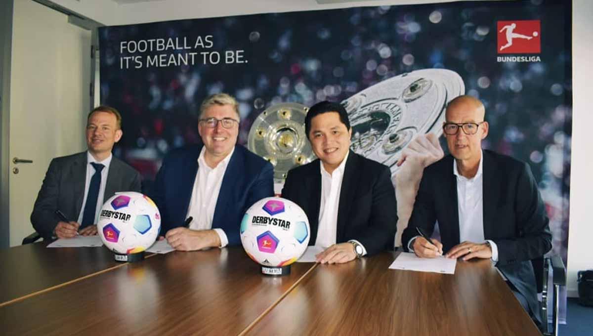 PSSI resmi kerja sama dengan Deutsche Fussball Liga (DFL) atau Liga Sepakbola Jerman. (Foto: PSSI)