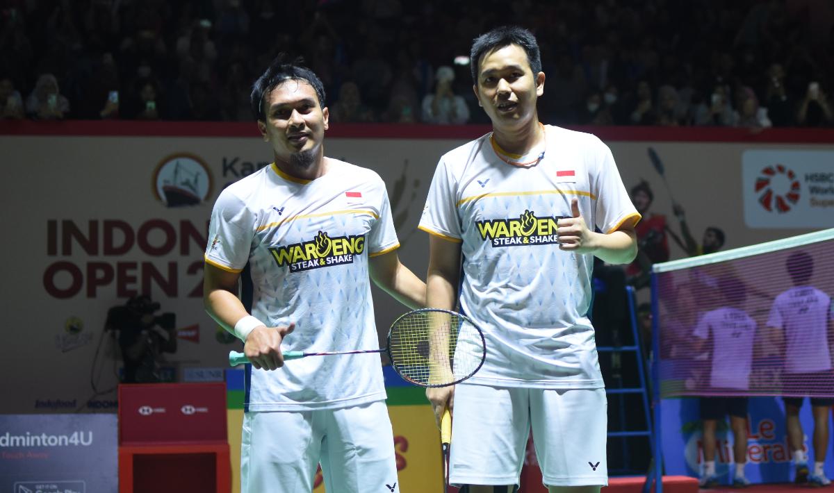 Mohammad Ahsan dan Hendra Setiawan masing-masing punya cerita di Kejuaraan Dunia Bulutangkis (BWF World Championships). Foto: Herry Ibrahim/INDOSPORT.