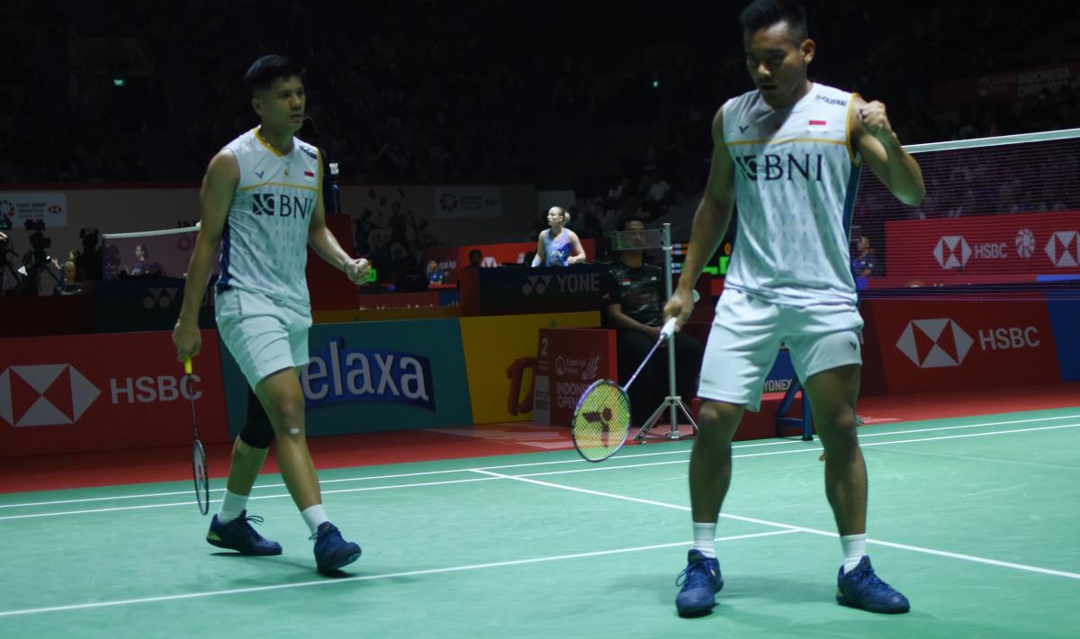 Pramudya/Yeremia akan berhadapan dengan Liang Wei Keng/Wang Chang, dan pemain ganda campuran Indonesia menghadapi lawan sengit di drawing Japan Open 2023. Foto: Herry Ibrahim/INDOSPORT
