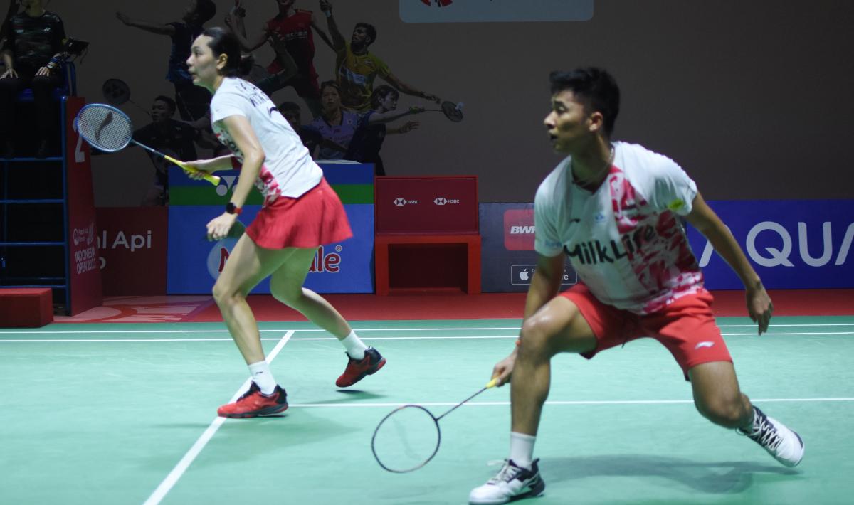 Putuskan mundur (retired) saat match poin di gim kedua Korea Open 2023 melawan Dejan Ferdinansyah/Gloria Emanuelle Widjaja, kondisi Yang Po-Hsuan bikin miris.