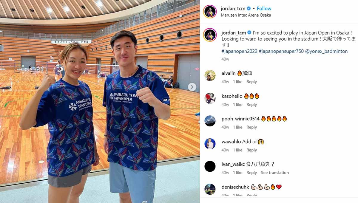 Profil Tang Chun Man/Tse Ying Tsuet, ganda campuran bulutangkis Hong Kong besutan dua mantan pelatih PBSI yang bikin Praveen Jordan/Melati Daeva iri di Indonesia Open 2023. (Foto: Instagram@jordan_tcm)