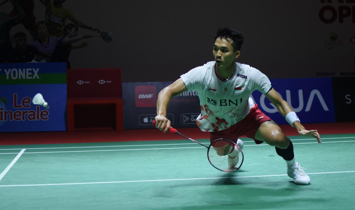Tunggal putra Indonesia, Jonatan Christie. Foto: Herry Ibrahim/INDOSPORT