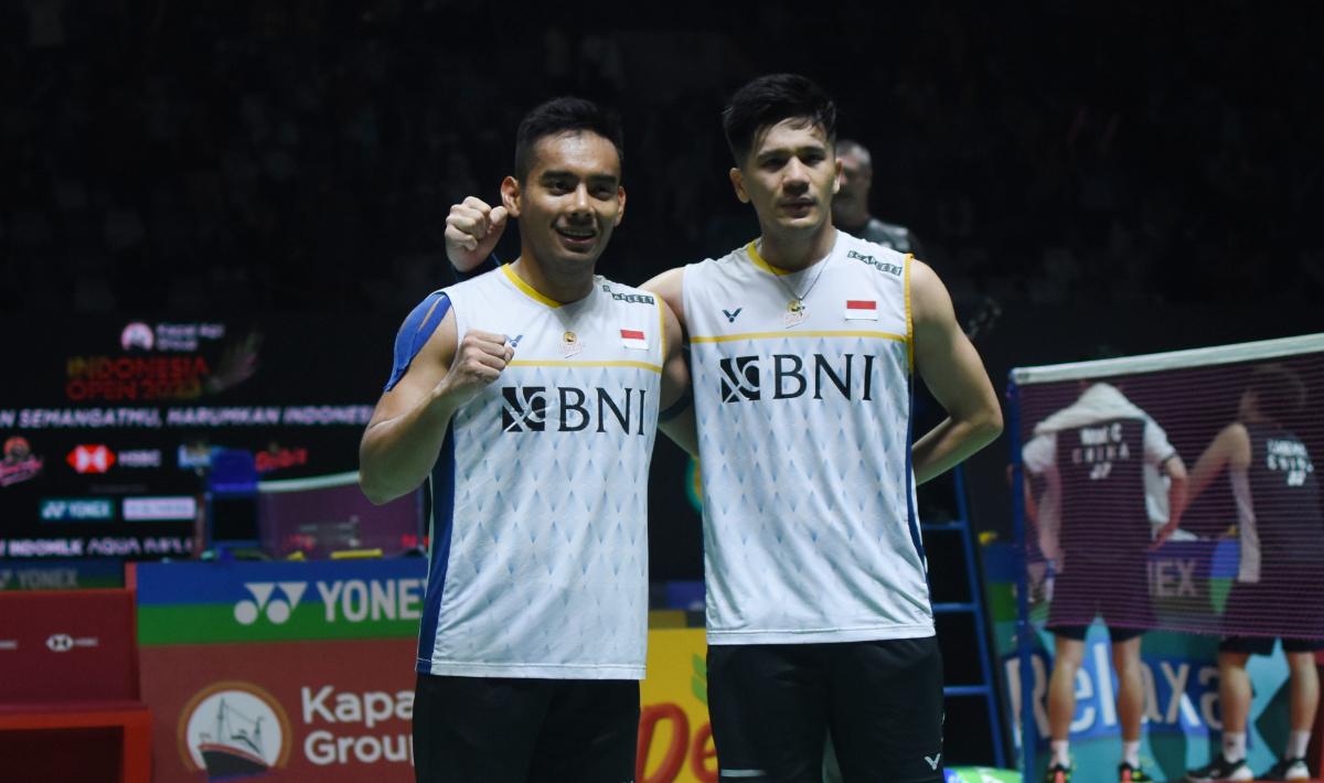 Pebulutangkis Indonesia, Yeremia Rambitan ikut meramaikan BNI Media Clash 3.0 di Istora Senayan, Jakarta bersama Raffi Ahmad dan El Rumi. Foto: Herry Ibrahim/INDOSPORT