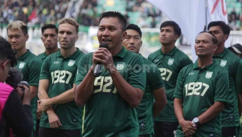 CEO Persebaya Azrul Ananda menargetkan Persebaya juara liga 1 2023-2024. (Foto: Fitra Herdian/INDOSPORT)
