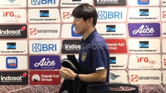 Pelatih Timnas Indonesia, Shin Tae-yong.