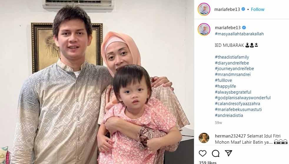 Maria Febe Kusumastuti, eks pebulu tangkis Indonesia yang menjadi mualaf. (Foto: Instagram@mariafebe13) - INDOSPORT