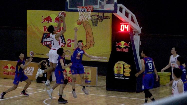 Pertandingan babak final Redbull Basketball Championship 2023.