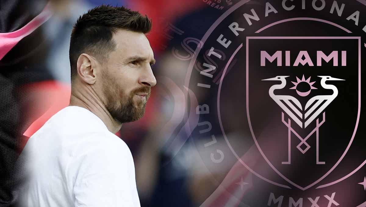 Lionel Messi diperkenalkan sebagai pemain Inter Miami. (Foto: REUTERS/Benoit Tessier)
