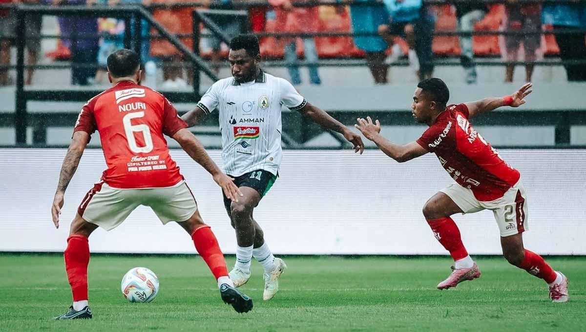 Pertandingan di BRI Liga 1 antara Bali United melawan PSS Sleman di Stadion Kapten I Wayan Dipta Gianyar. (Foto: Instagram@pssleman)