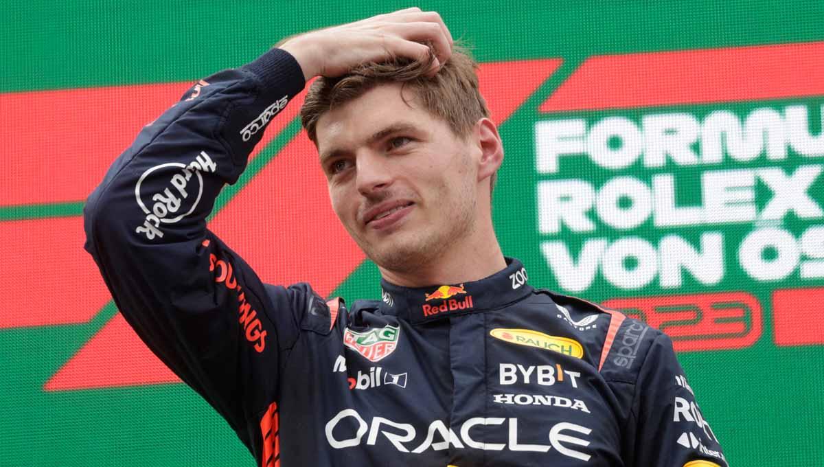 Pembalap Formula 1 Red Bull, Max Verstappen, mencatat kemenangan 5 kali beruntun pada musim 2023 usai menjuarai GP Austria. (Foto: REUTERS/Leonhard Foeger)