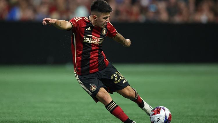 Bintang Atlanta United, Thiago Almada, yang diperebutkan Manchester United dan Manchester City. (Foto: Reuters/Brett Davis-USA TODAY Sports))