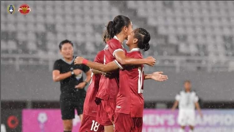 Hasil timnas Indonesia vs Timor Leste dalam AFF U-19 Putri 2023, di Stadion Gelora Sriwijaya Jakabaring, Rabu (05/07/23), berakhir dengan skor 7-0. - INDOSPORT
