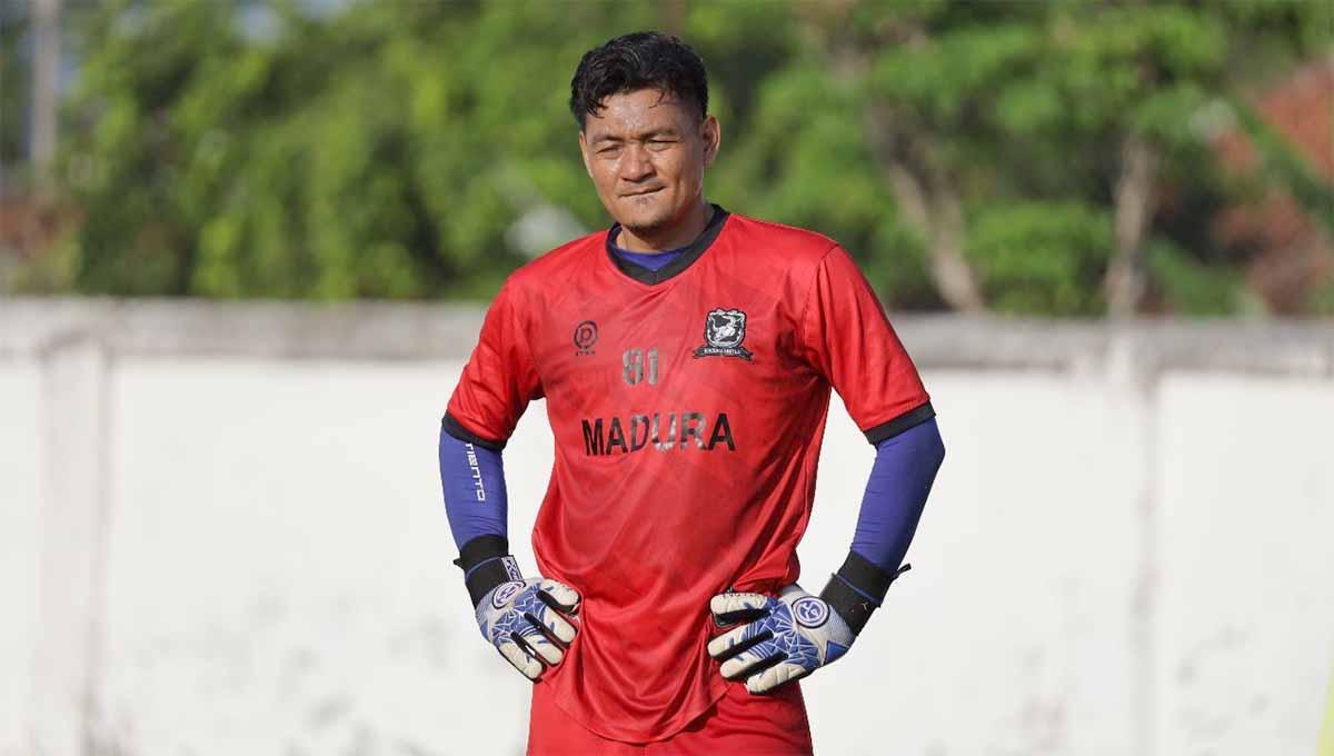 Wawan Hendrawan lengkapi kiper Madura United. (Foto: MO Madura United)