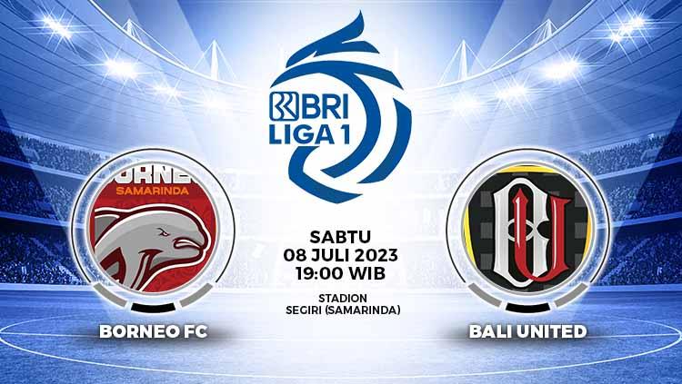 Bali United akan menghadapi tuan rumah Borneo FC pada laga pekan kedua Liga 1 2023-2024 di Stadion Segiri Samarinda, Sabtu (08/07/23). - INDOSPORT