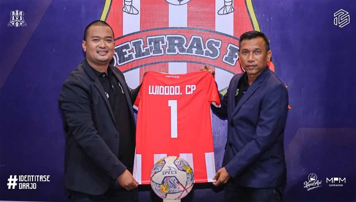 Widodo C Putro resmi menjadi pelatih Deltras FC. (Foto: MO Deltras)