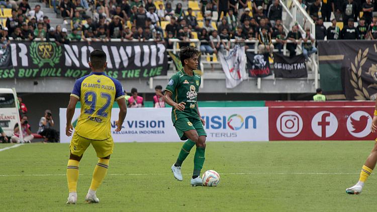 Pertandinga Liga 1 pekan kedua antara Persebaya Surabaya melawan Barito Putera di stadion GBLA, Sabtu (08/07/23).