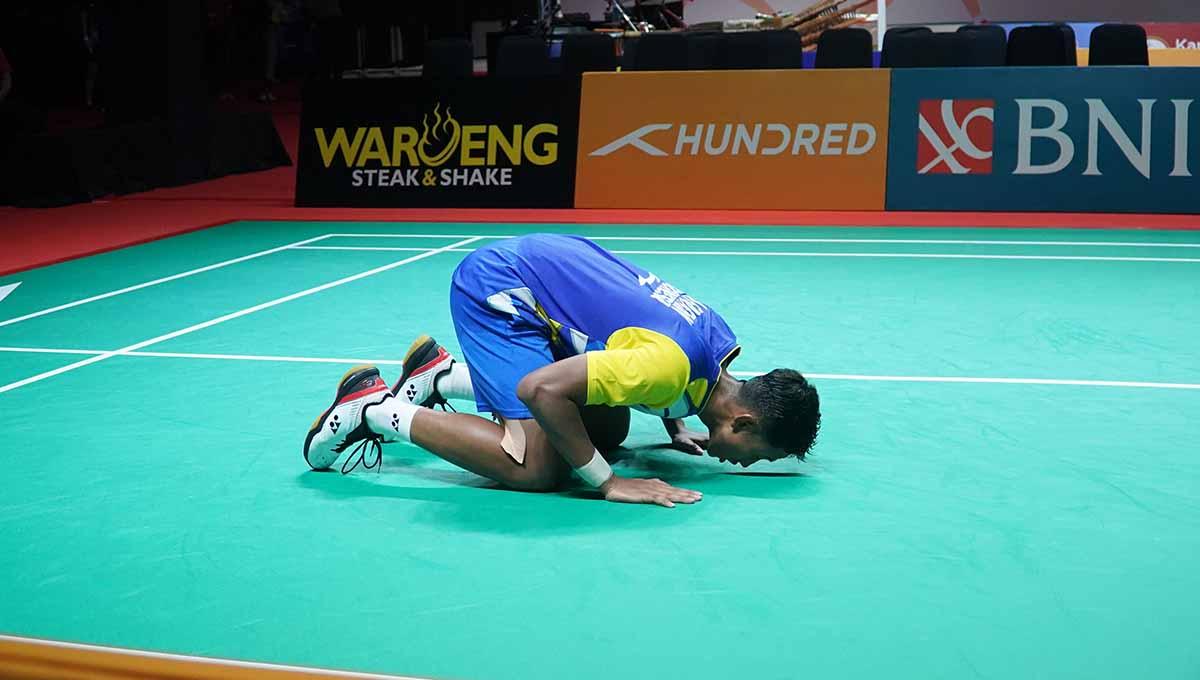 Tunggal putra Indonesia, Alwi Farhan di Badminton Asia Junior Championships 2023. (Foto: PBSI)