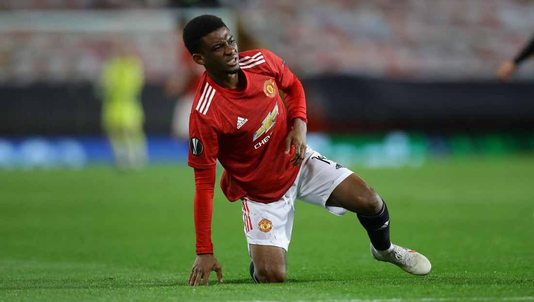 Amad Diallo, Hannibal Mejbri, Kobbie Mainoo, dan Alvaro Fernandez siap luluhkan hati Erik ten Hag di laga pramusim Manchester United vs Lyon.